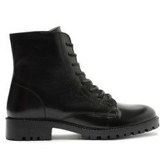 BOTA COTURNO COURO PRETA C 30698 0002 0001 ANACAPRI