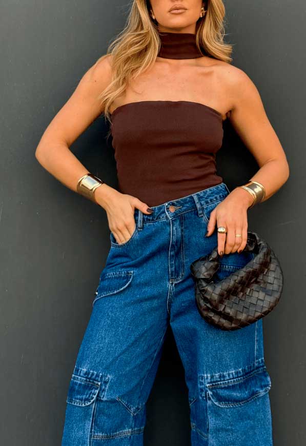 BLUSA GOLA ALTA CANELADA 8897 ALCANCE