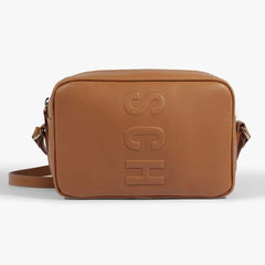 BOLSA TIRACOLO PEQUENA TASSY MARROM CLARA S 50015 0392 0077 SCHUTZ
