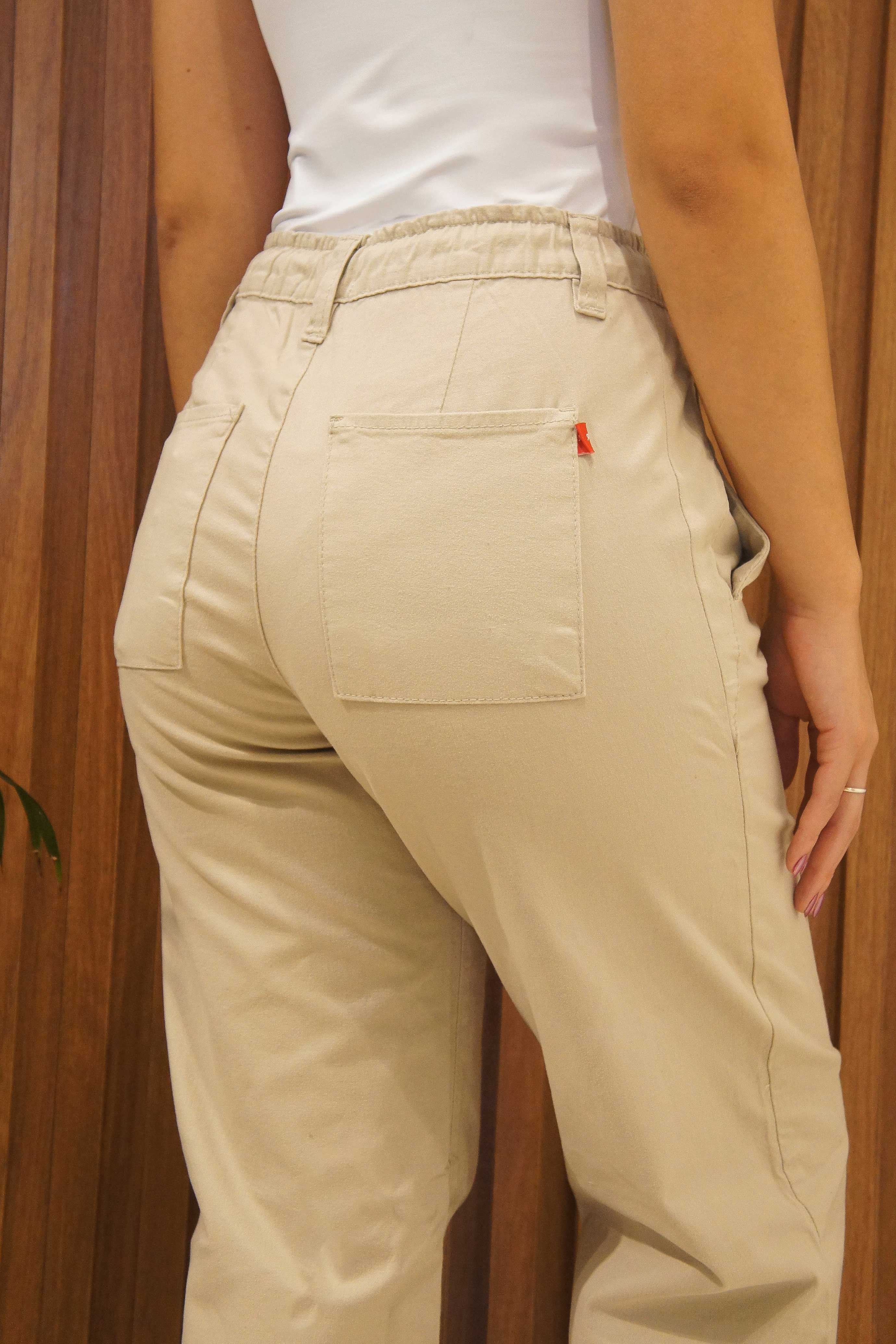 Calça Feminina REVANCHE ref. JEANS WIDE - VintedoisK