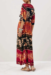 VESTIDO MIDI TUNEL MANGA 104836 CACAY