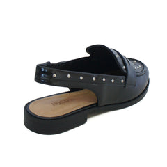 SAPATILHA SLINGBACK PRETA TACHAS C 30449 0034 0001 ANACAPRI