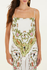 BLUSA REGATA LENÇO FLORESTA DOCE 345372 FARM RIO