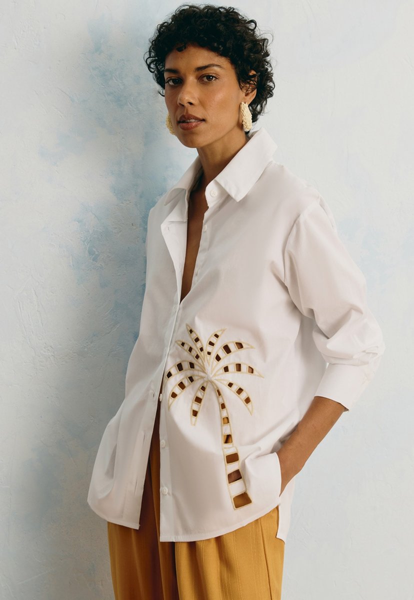 Camisa Feminino Cacay ref. CAMISA OVERSIZE - VintedoisK Imagem principal do produto