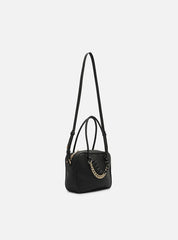 BOLSA TIRACOLO PRETA NOBUCK CORDÃO A 50011 0967 0001 AREZZO