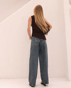 Calça Feminina Alcance ref. JEANS BAGGY - VintedoisK