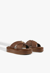 PAPETE VIENA PLATAFORMA X MARROM S 21869 0103 0002 SCHUTZ