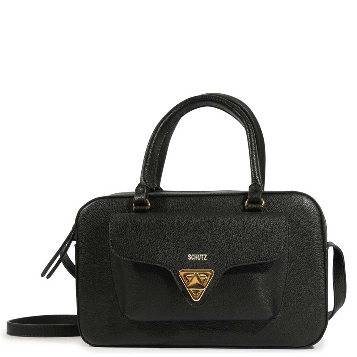 BOLSA TOTE MÉDIA PRETA BAG S 50015 1557 0001 SCHUTZ