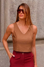 Blusa Feminina Amicia ref. BLUSA CROPPED - VintedoisK