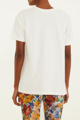 BLUSA T-SHIRT FIT BOUQUET TROPICAL 348403 FARM RIO