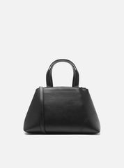 BOLSA TOTE PRETA MÉDIA COSTURAS BAG CHARM A 50011 0881 0001 AREZZO