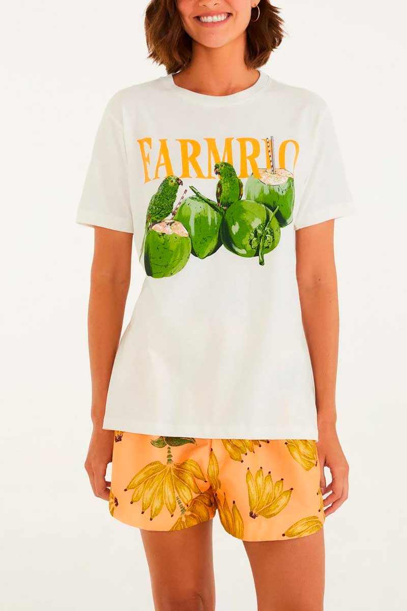 BLUSA T-SHIRT FIT PAPACOCO 348402 FARM RIO