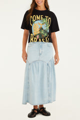 BLUSA T-SHIRT MEDIA BANANARA 344257 FARM RIO