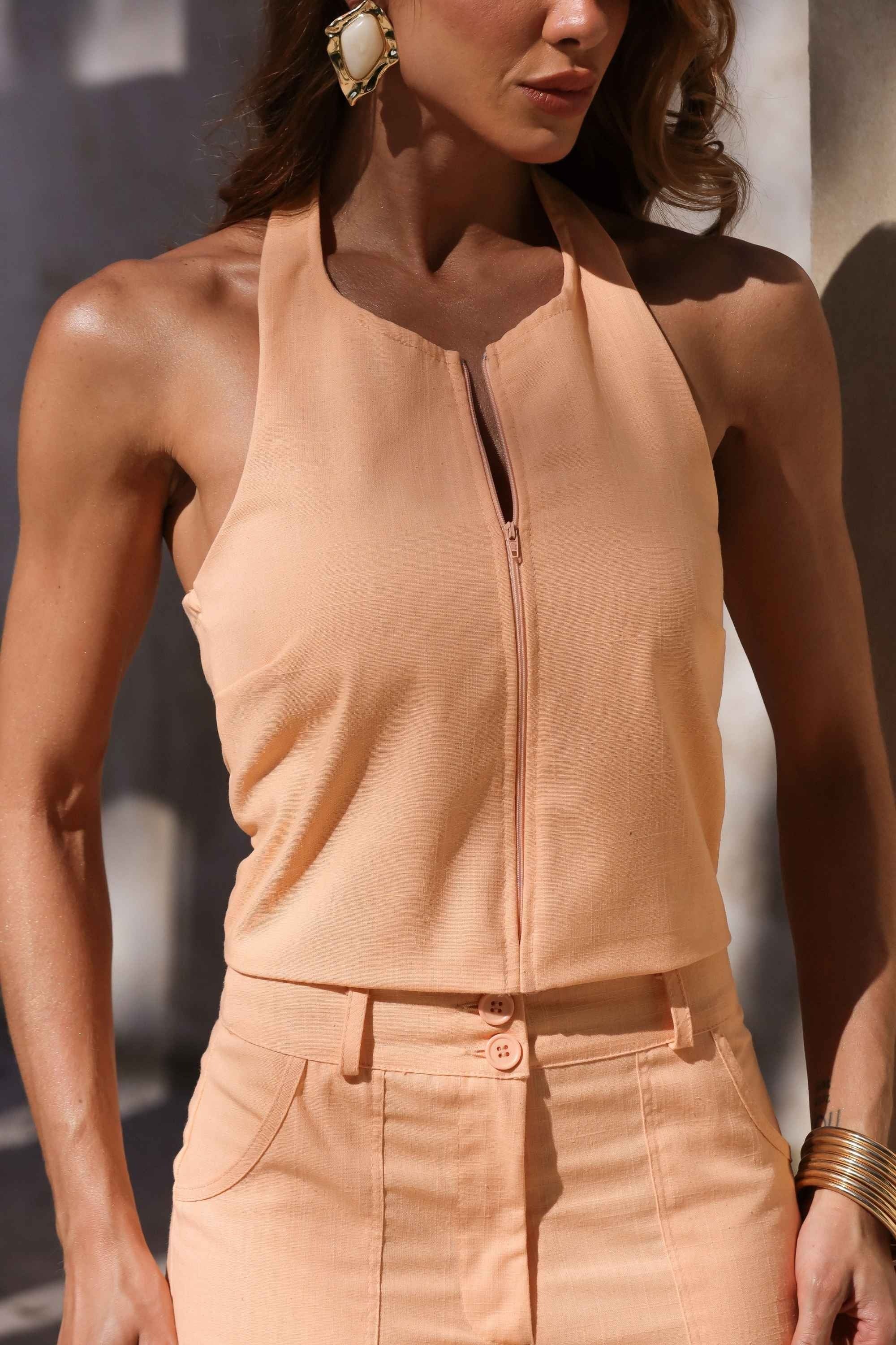 Calça Feminina Amicia ref. CONJUNTO LINHO - VintedoisK