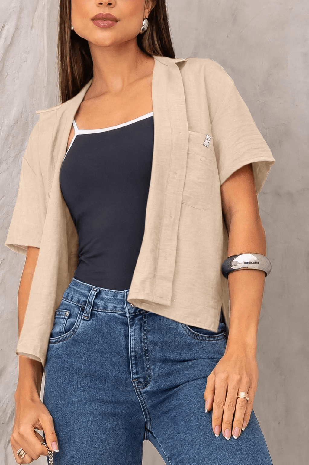 CAMISA CROPPED MC CMF00011C REVANCHE
