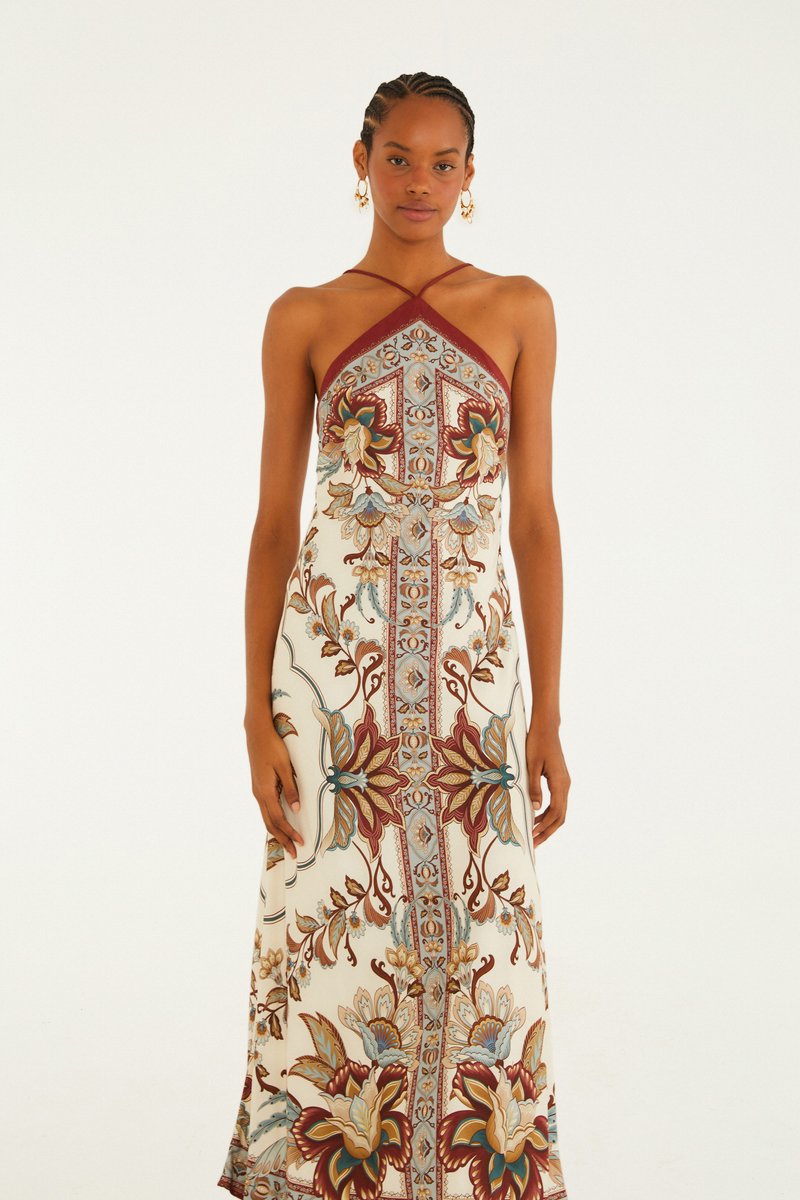 VESTIDO CROPPED JARDIM MAJESTOSO 361154 FARM RIO Imagem secundária do produto