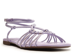 SANDALIA RASTEIRA AMARRAÇÃO COURO LILAS S 21175 0126 0002 SCHUTZ