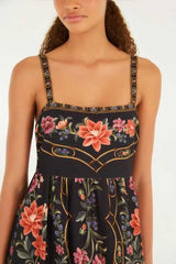 VESTIDO MIDI FLORAL BELLE 342494 FARM RIO