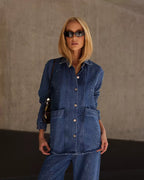 Camisa Feminino Alcance ref. CAMISA JEANS - VintedoisK