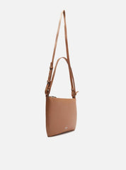 BOLSA TIRACOLO MARROM CARAMEL LUISA PEQUENA A 50023 0503 0069 AREZZO - Vintedoisk