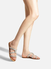 RASTEIRA BRANCA ENLACE TIRAS CRISTAIS A 02012 0560 0002 AREZZO