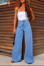 Calça Feminina REVANCHE ref. JEANS PANTALONA - VintedoisK