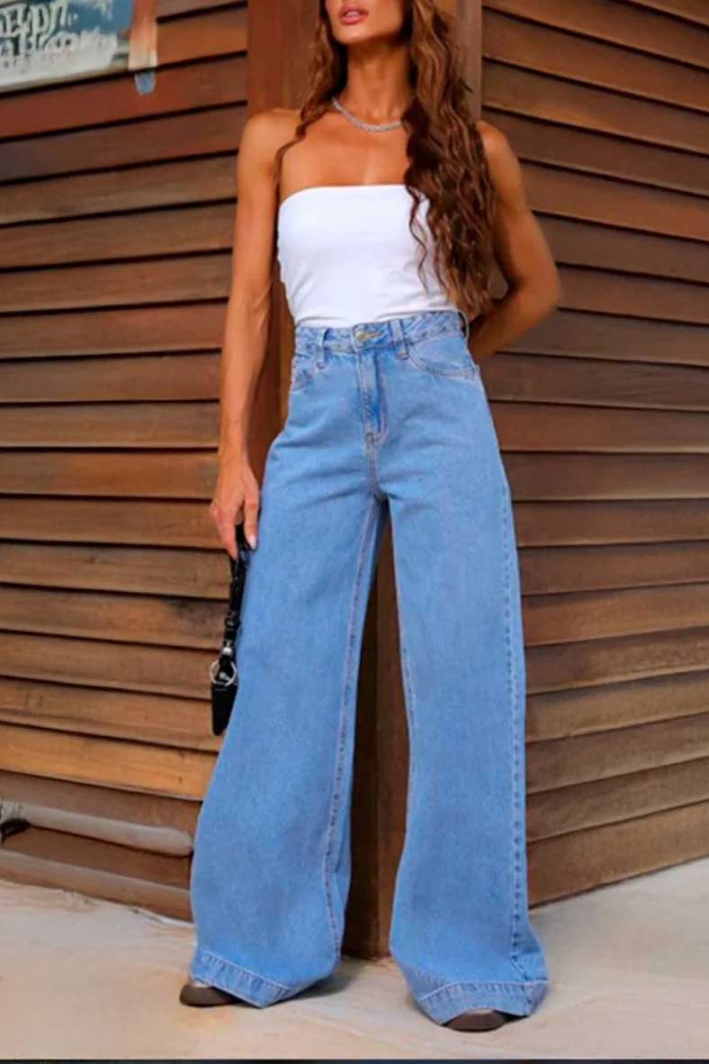 Calça Feminina REVANCHE ref. JEANS PANTALONA - VintedoisK