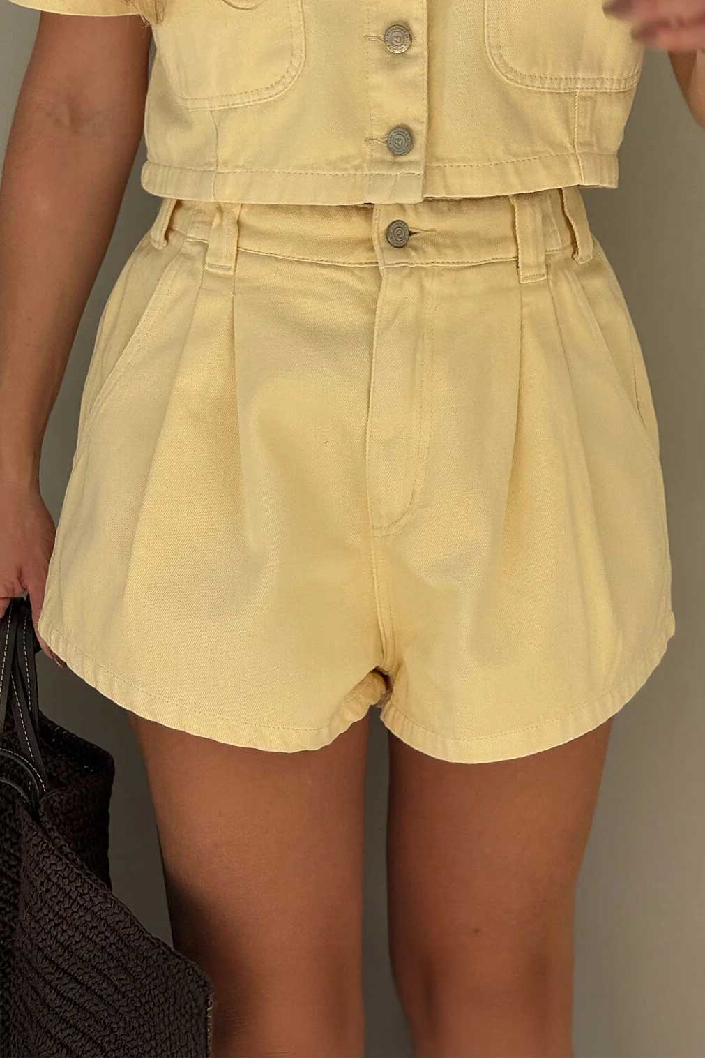 SHORTS JEANS COS ELASTICO AZZURRA 9836027 ALCANCE