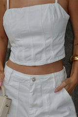 BLUSA TOP JEANS GAIA CORSET 10028005 ALCANCE