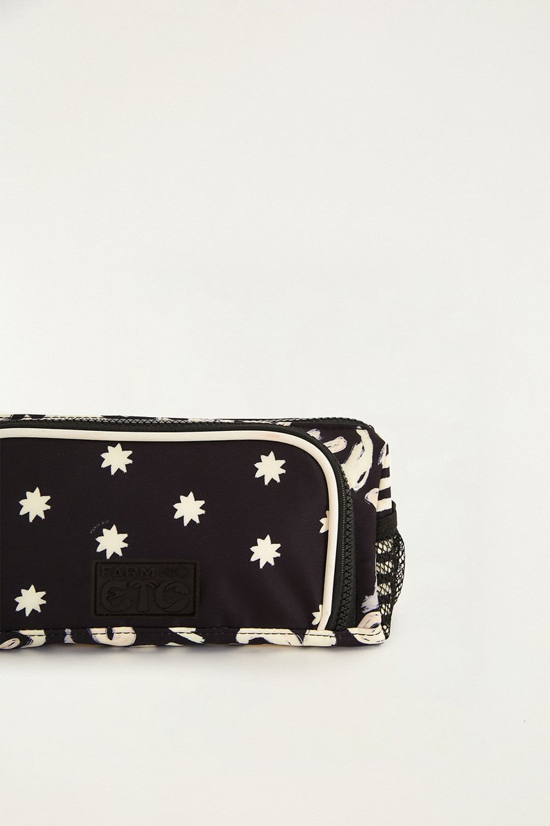 Necessaire Estrelado Preto 370432 Farm Imagem secundária do produto