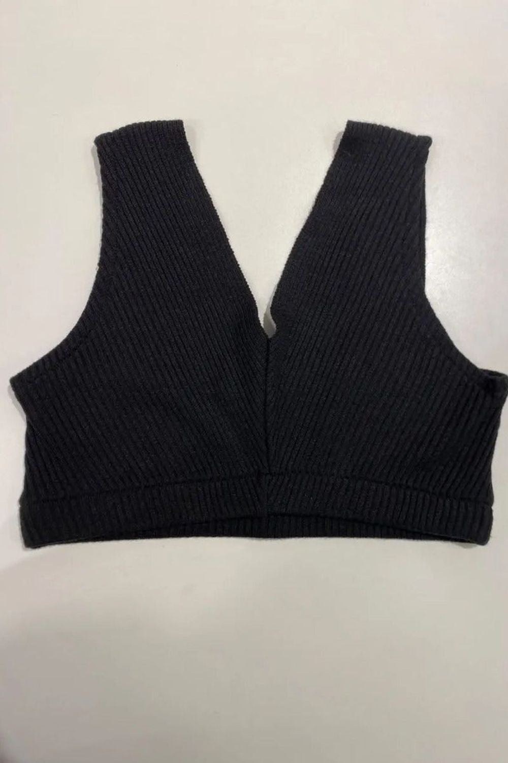 BLUSA CROPPED ALÇA LARGA TRICOT 101990 CACAY Imagem principal do produto