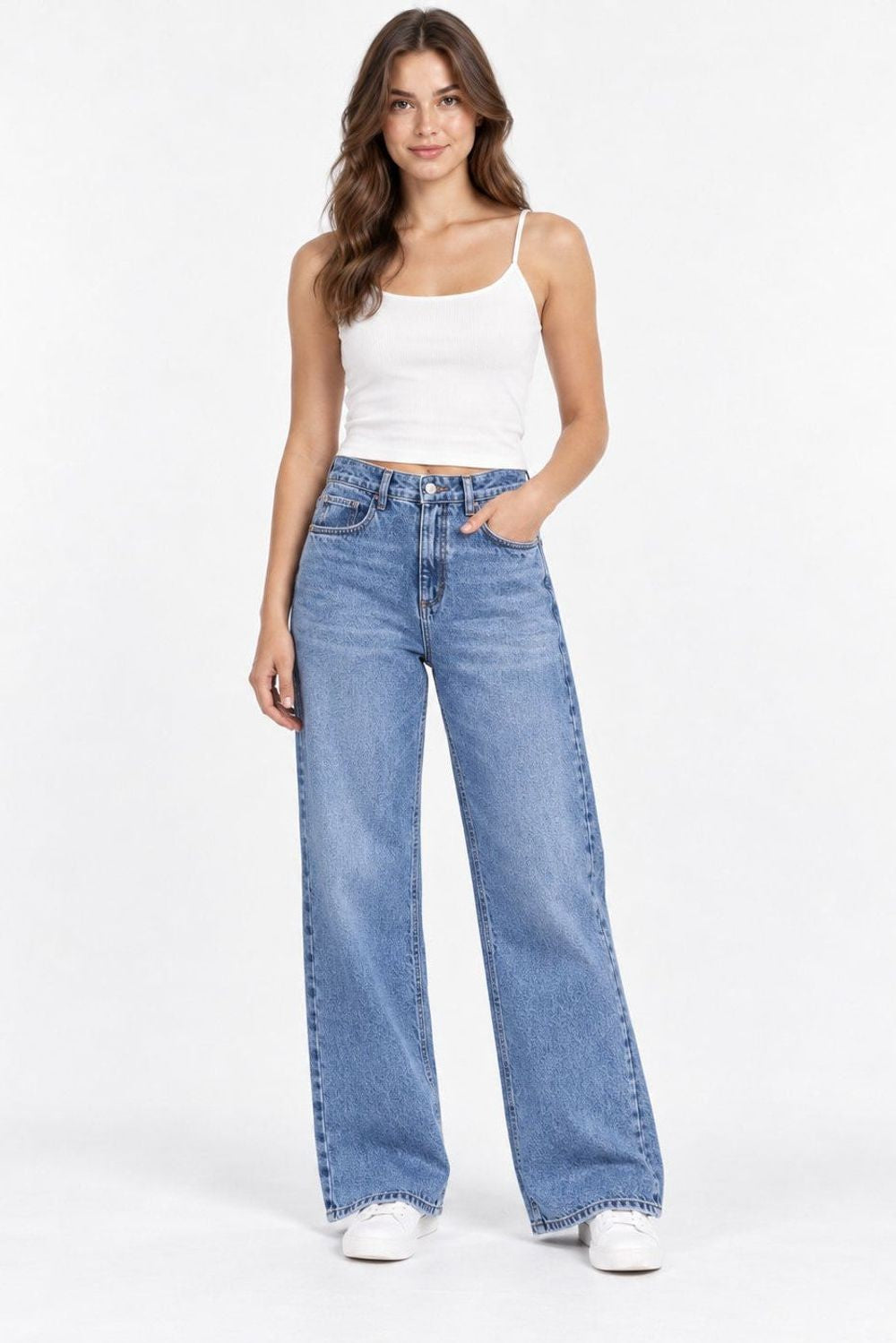 Calca Jeans Maxi Bolynker 2630259260 Lerrux - foto 1
