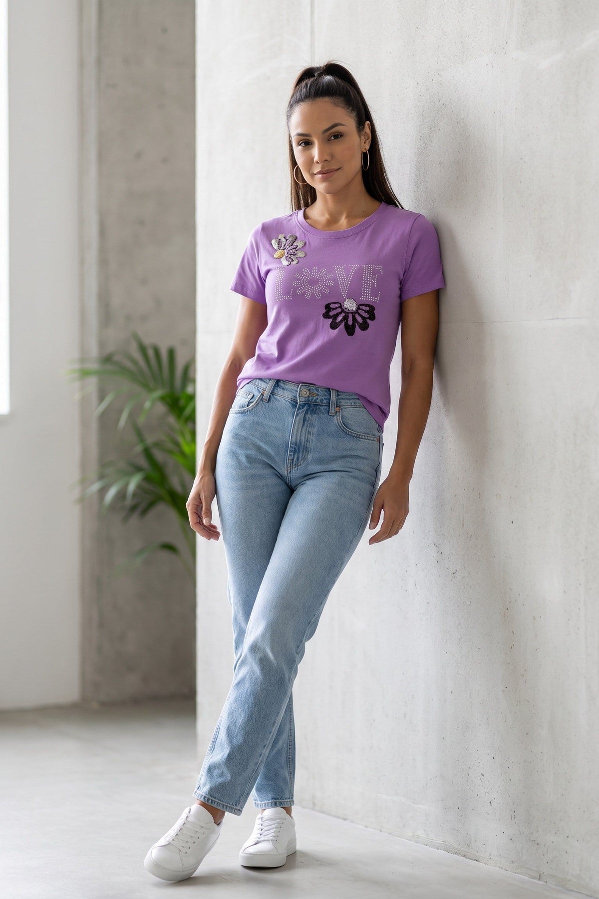 BLUSA T-SHIRT LOVE 1318601 COLOR FULL