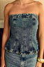 Blusa Feminina Alcance ref. JEANS RECORTES - VintedoisK