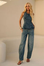 Calça Feminina Alcance ref. CALCA JEANS - VintedoisK
