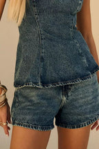 Shorts Feminino Alcance ref. SHORT JEANS - VintedoisK