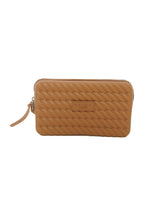 Clutch marrom claro Brizza frente fechada feminina