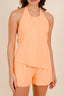 Blusa frente única linho branco Skenn, vista frontal feminina