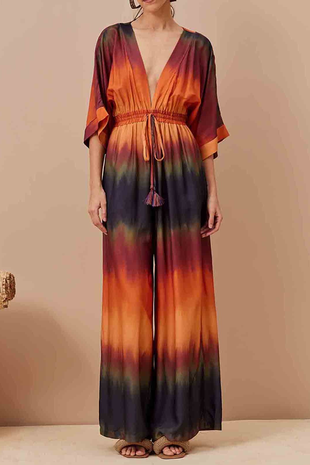 Macacão Feminina CACAY ref. MACACAO KIMONO - VintedoisK Imagem principal do produto