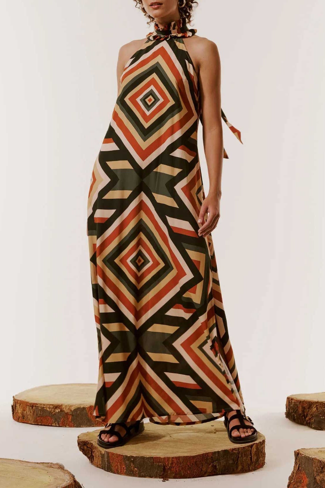 Vestido Feminina CACAY ref. VESTIDO LONGO - VintedoisK Imagem principal do produto