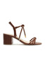 Sandália Feminina AREZZO ref. MARROM COURO - VintedoisK
