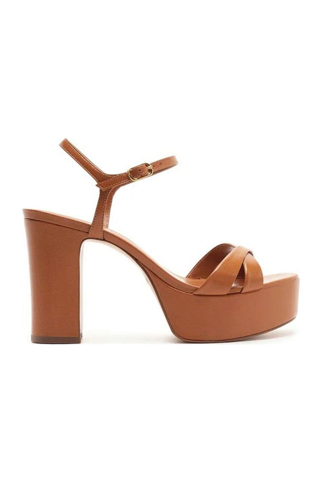 Sandália Feminina AREZZO ref. MARROM COURO - VintedoisK Imagem principal do produto