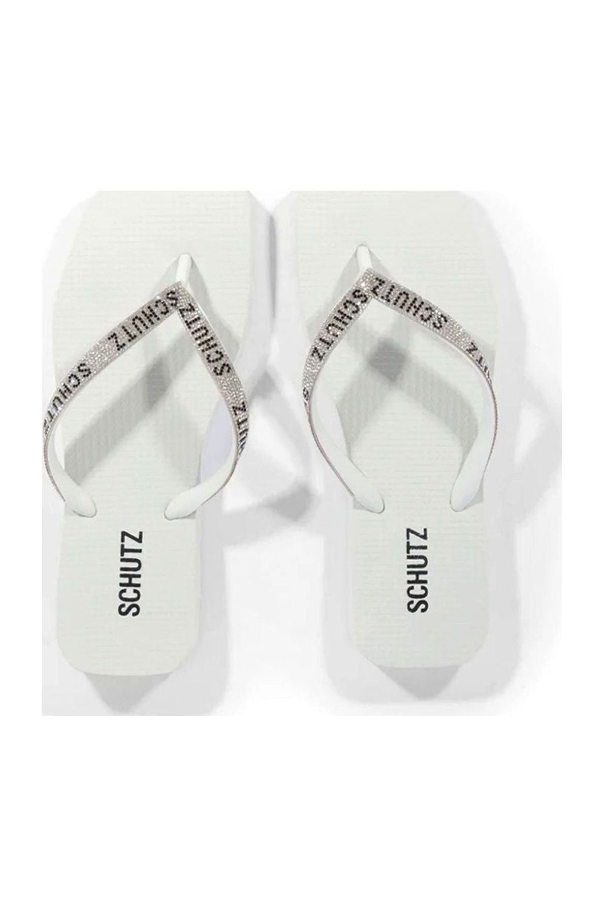 Chinelo Feminina SCHUTZ ref. CHINELO BRANCO - VintedoisK Imagem principal do produto
