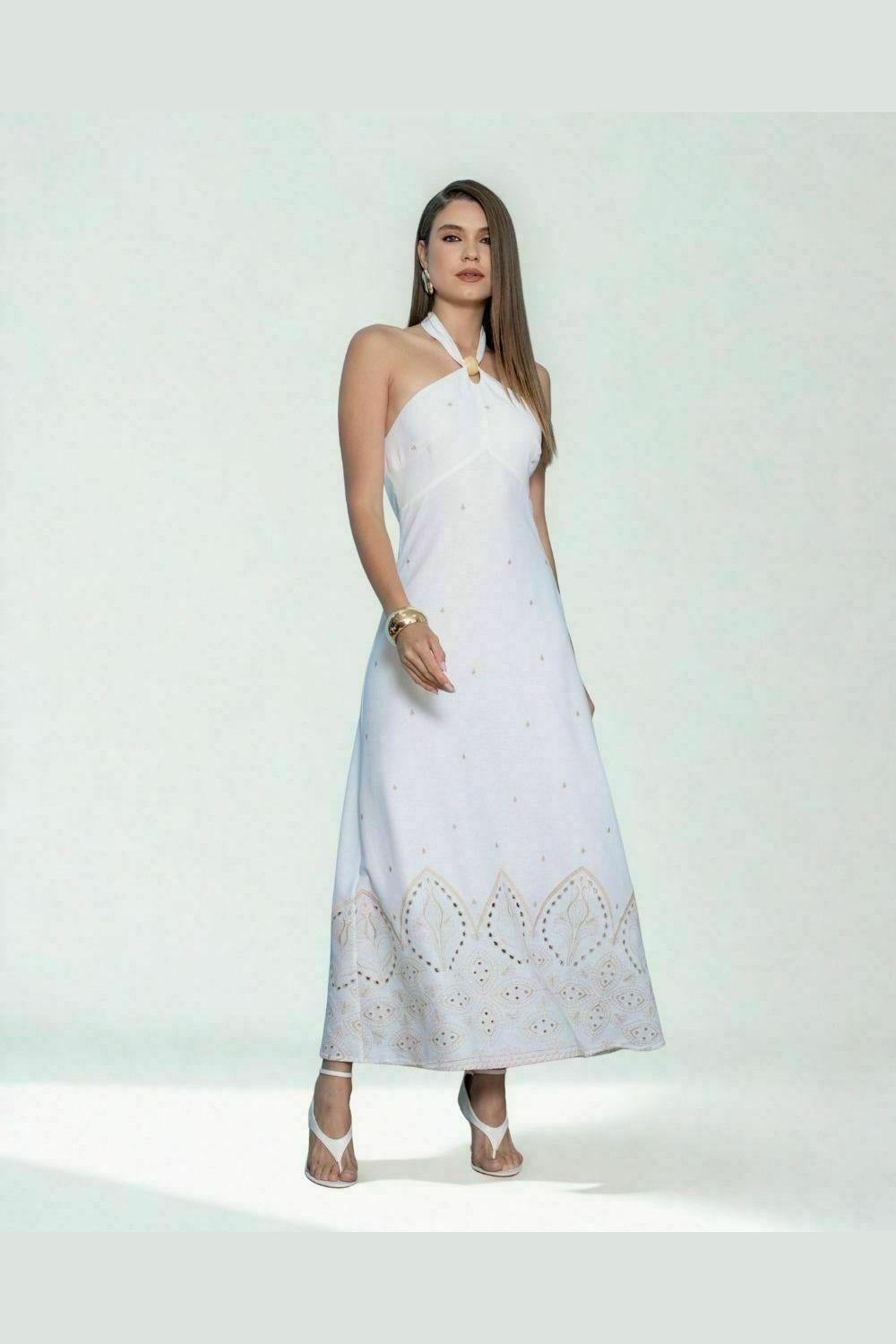 Vestido Feminina SKENN ref. VESTIDO LINHO - VintedoisK Imagem principal do produto