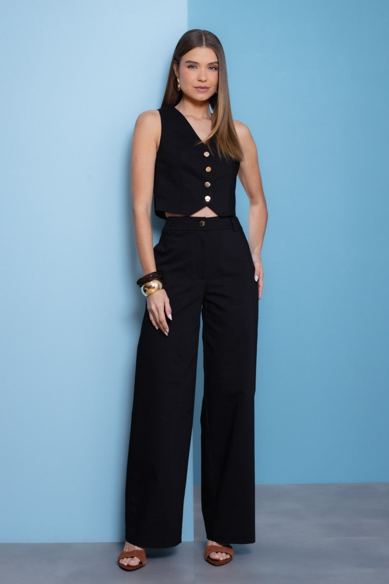 Calça Feminina SKENN ref. RETA ALFAIATARIA - VintedoisK Imagem principal do produto