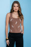Blusa bandagem bordado Skenn modelo 404115 vista frontal