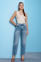 Calça Feminina SKENN ref. JEANS MOM - VintedoisK