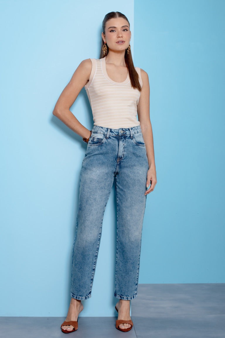 Calça Feminina SKENN ref. JEANS MOM - VintedoisK