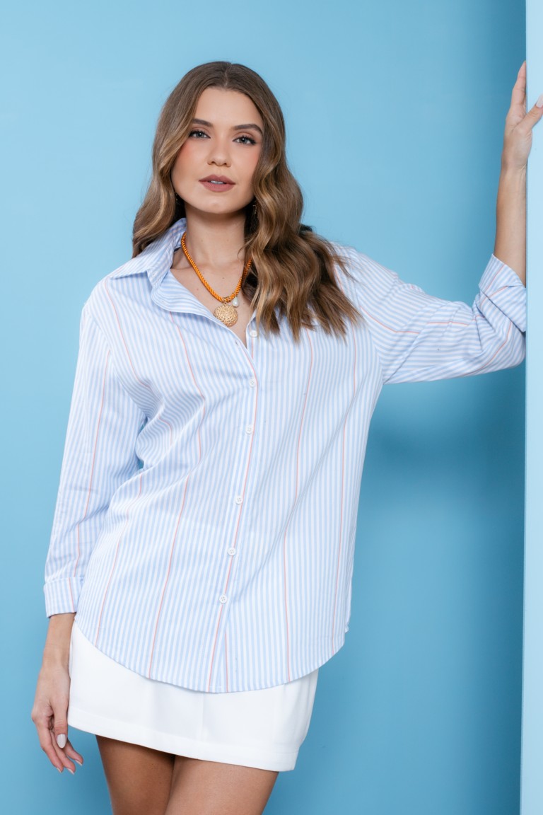 Camisa Feminina SKENN ref. CAMISA LISTRADA - VintedoisK
