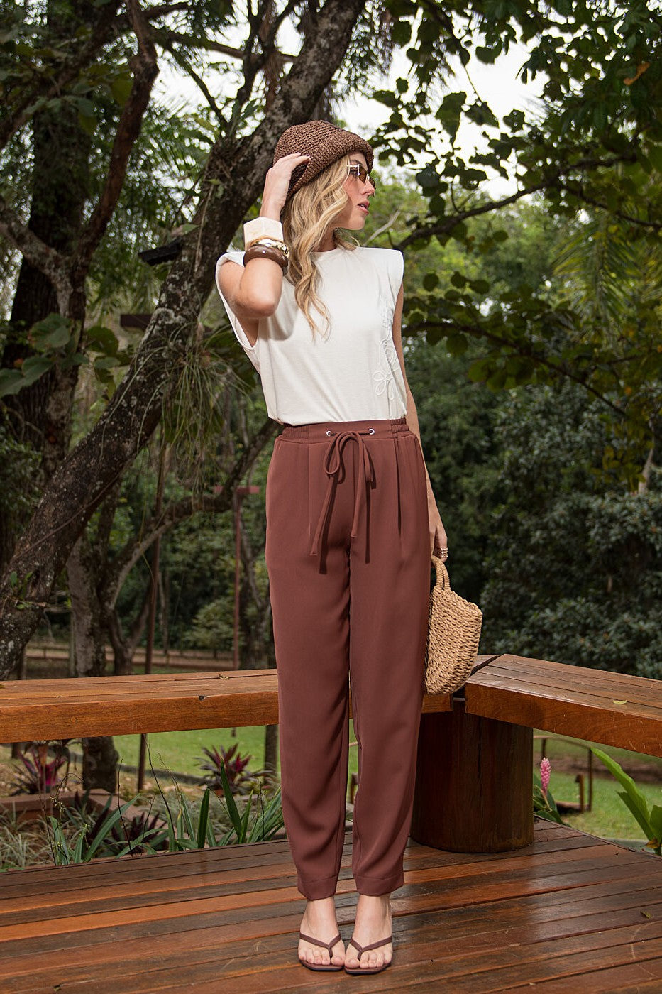 Calça Feminina SKENN ref. JOGGER SPORT - VintedoisK Imagem principal do produto